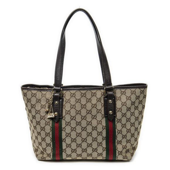 Gucci Small Web Jolicoeur Tote - Picture 1 of 10